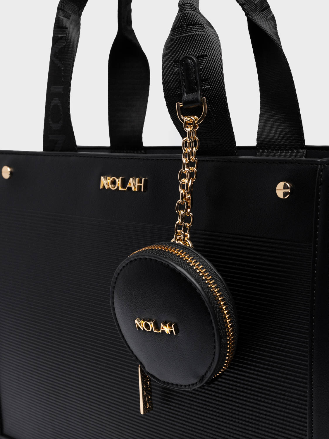Tote Black Light Gold