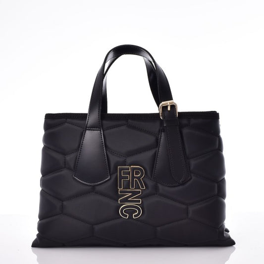 FRNC - FRANCESCO ICON SATCHEL BAG Κωδικός: 1446 BLK