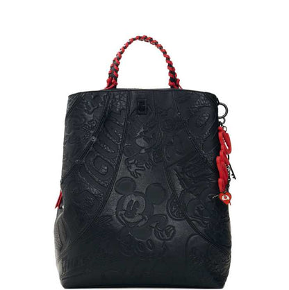 Γυναικεία Desigual μαύρη τσάντα πλάτης Mickey Summy 26WAKP032000