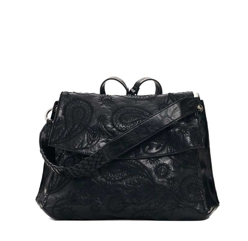 Desigual Μαύρη Τσάντα Πλάτης/ Ώμου 26WAKP27/2000