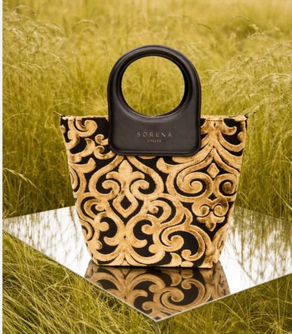 CASSANDRA MINI STATEMENT TOP HANDLEBAG