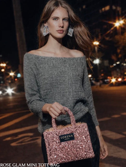 ROSE GLAM MINI TOTE BAG SORENA