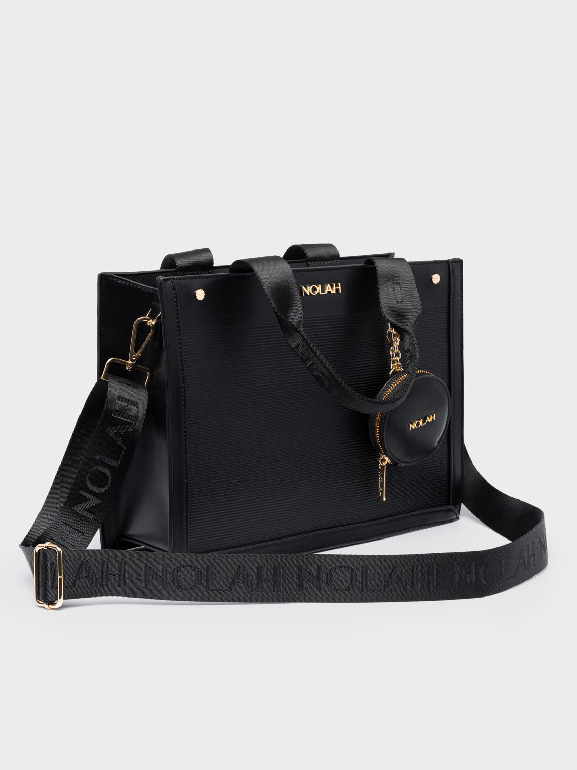 Tote Black Light Gold