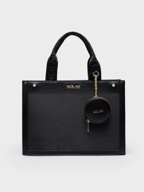 Tote Black Light Gold