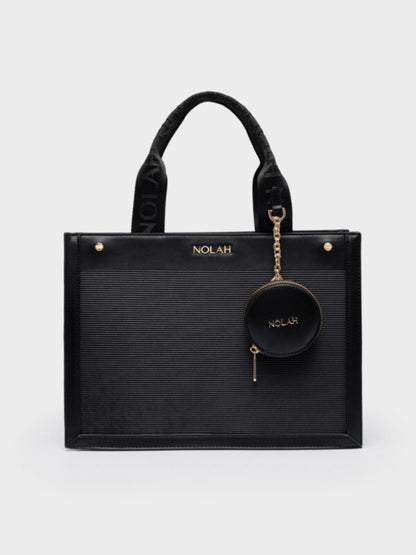 Tote Black Light Gold