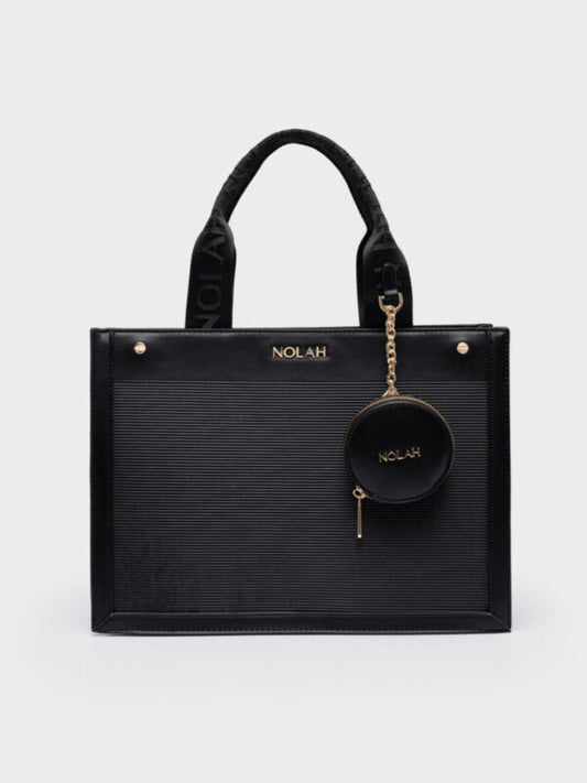 Tote Black Light Gold