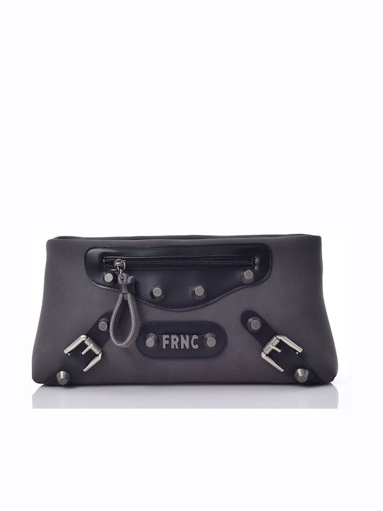 FRNC Γυναικείο Clutch Γκρι 2362