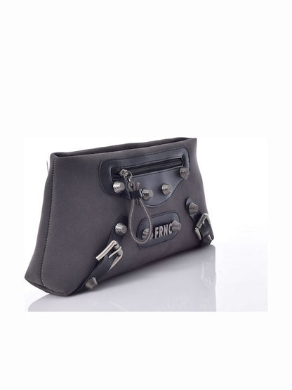 FRNC Γυναικείο Clutch Γκρι 2362